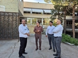 بازدید میدانی معاون پشتیبانی دانشکده پیراپزشکی از فضای فیزیکی دانشکده